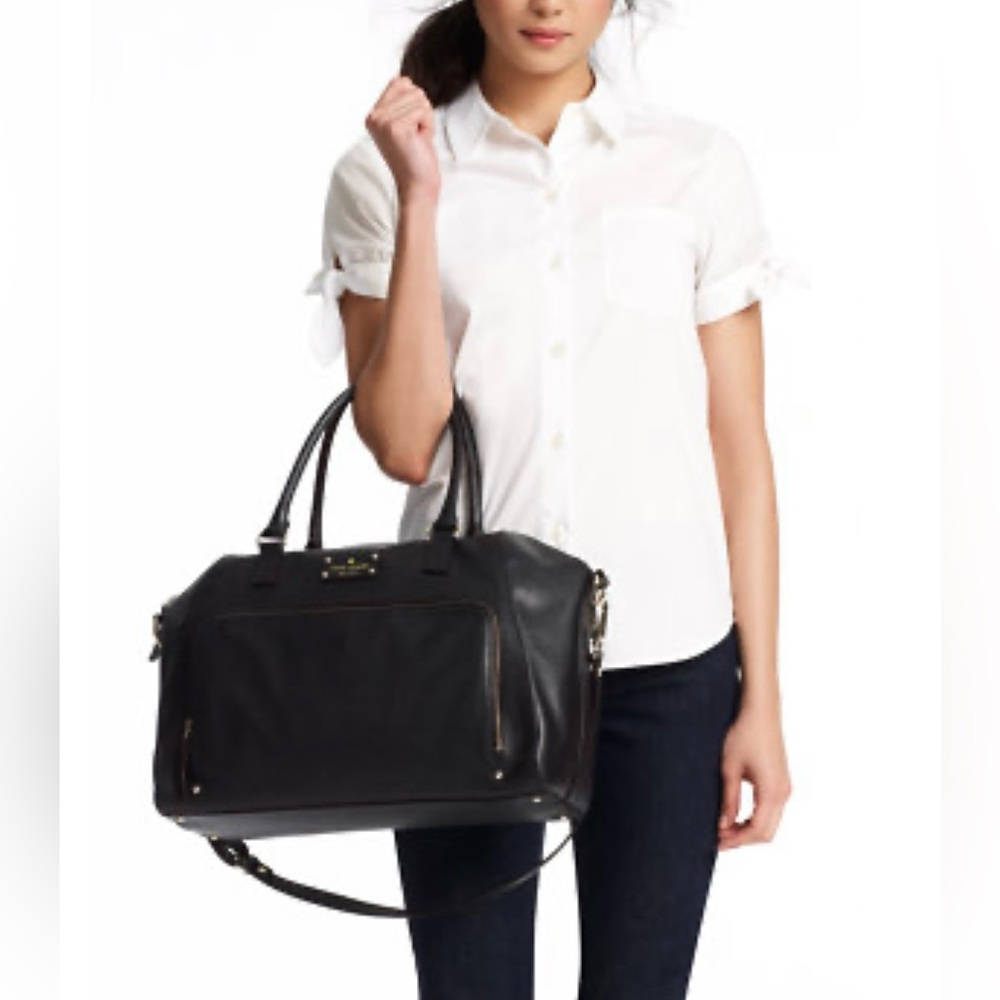 Kate Spade BAXTER STREET LARGE CATALINA Satchel Black